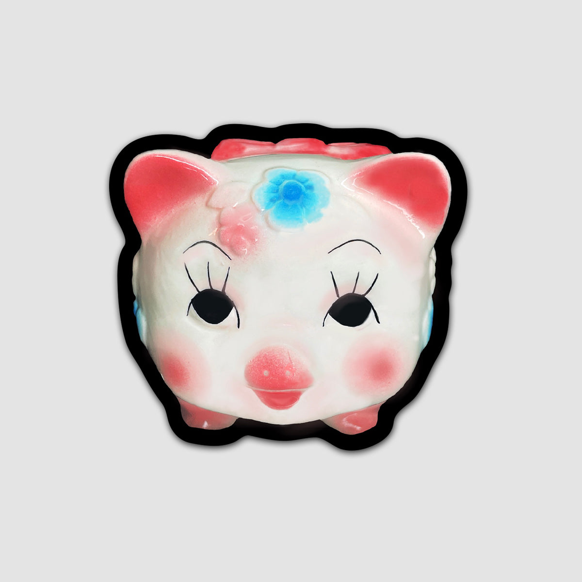 Piggy Lashes - @aimeemillerart