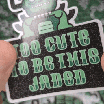 Celestial Rain (Glitter) Stickers