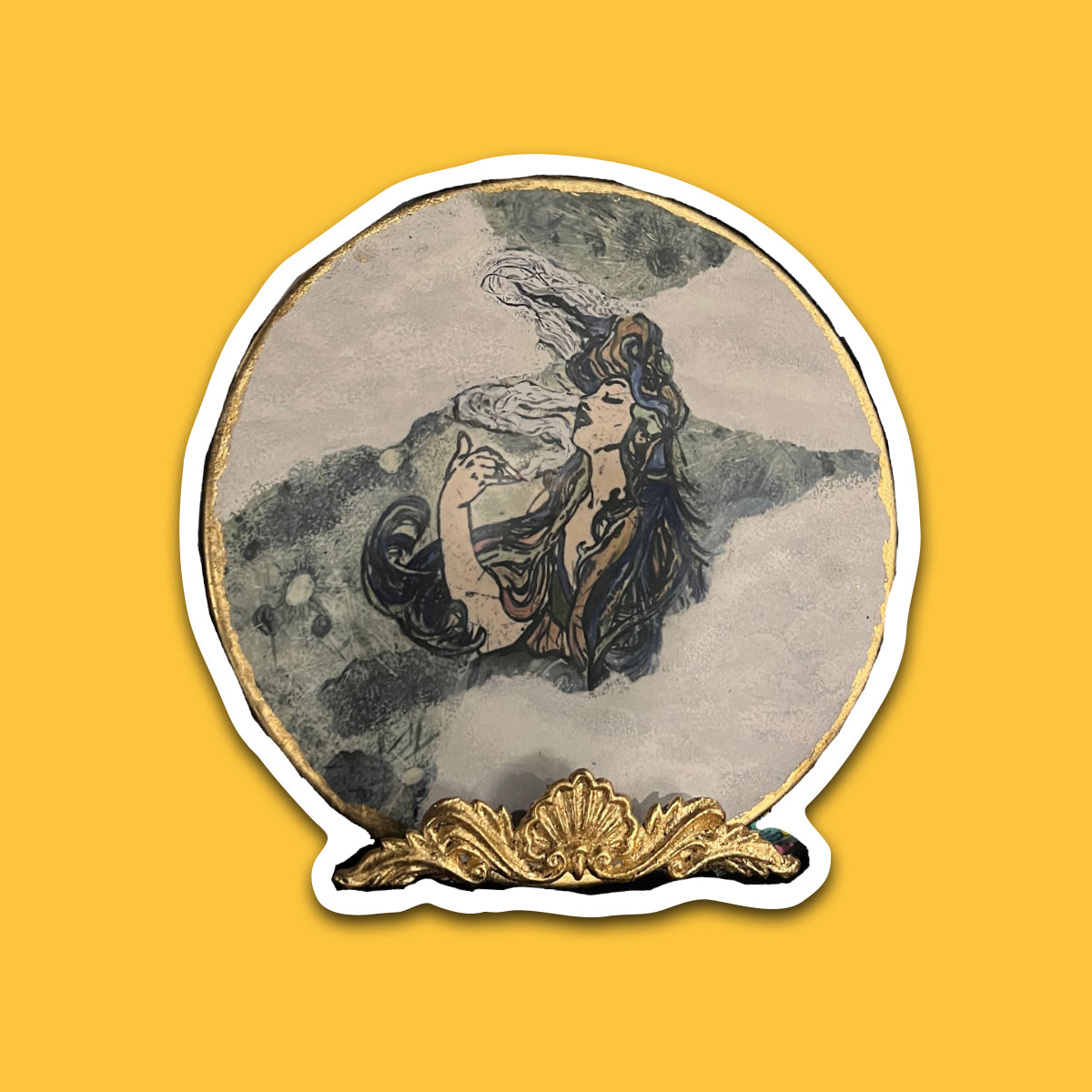 Smokn' Lady - @gaux42