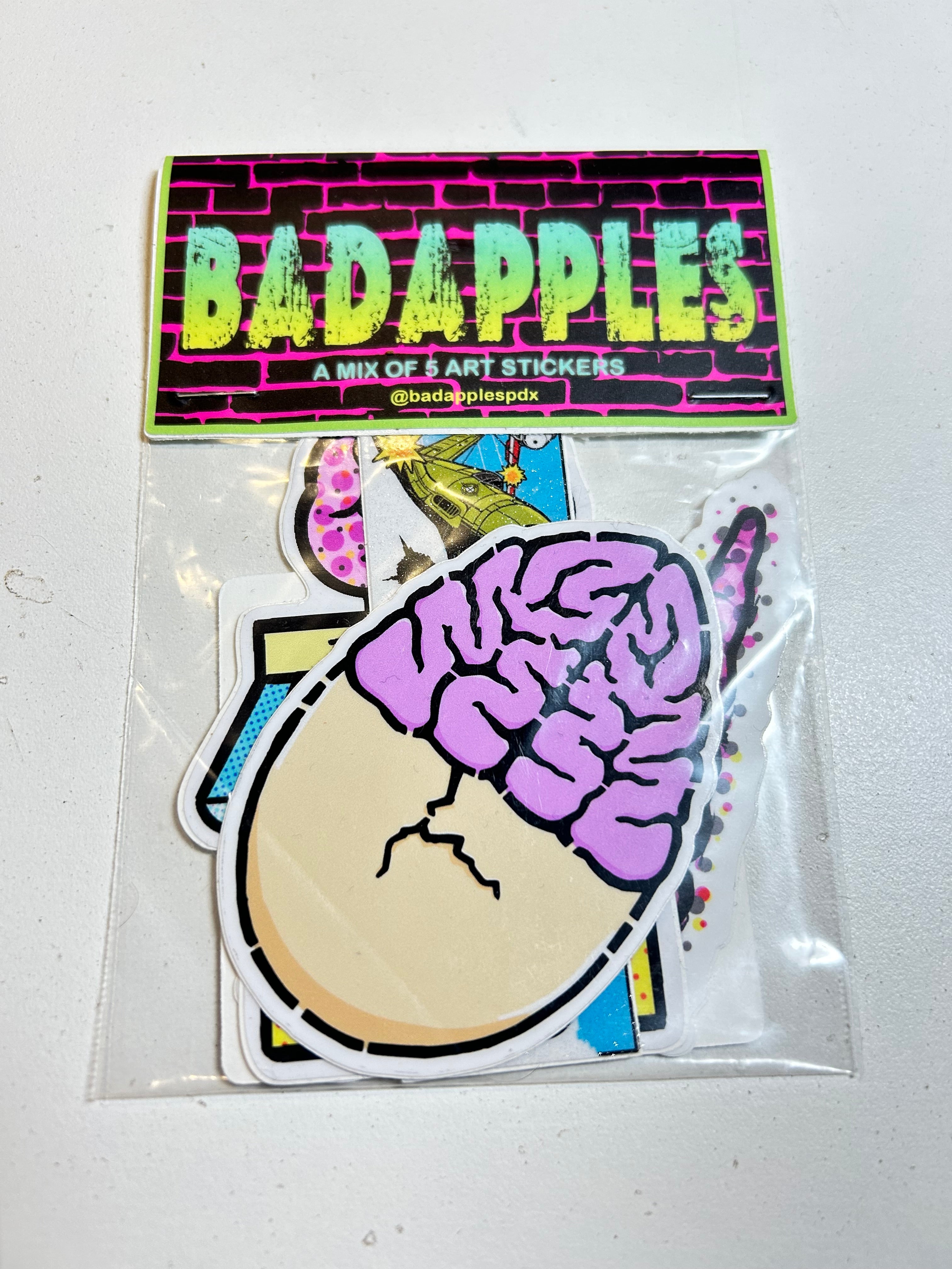 Art stickers - @badapplespdx