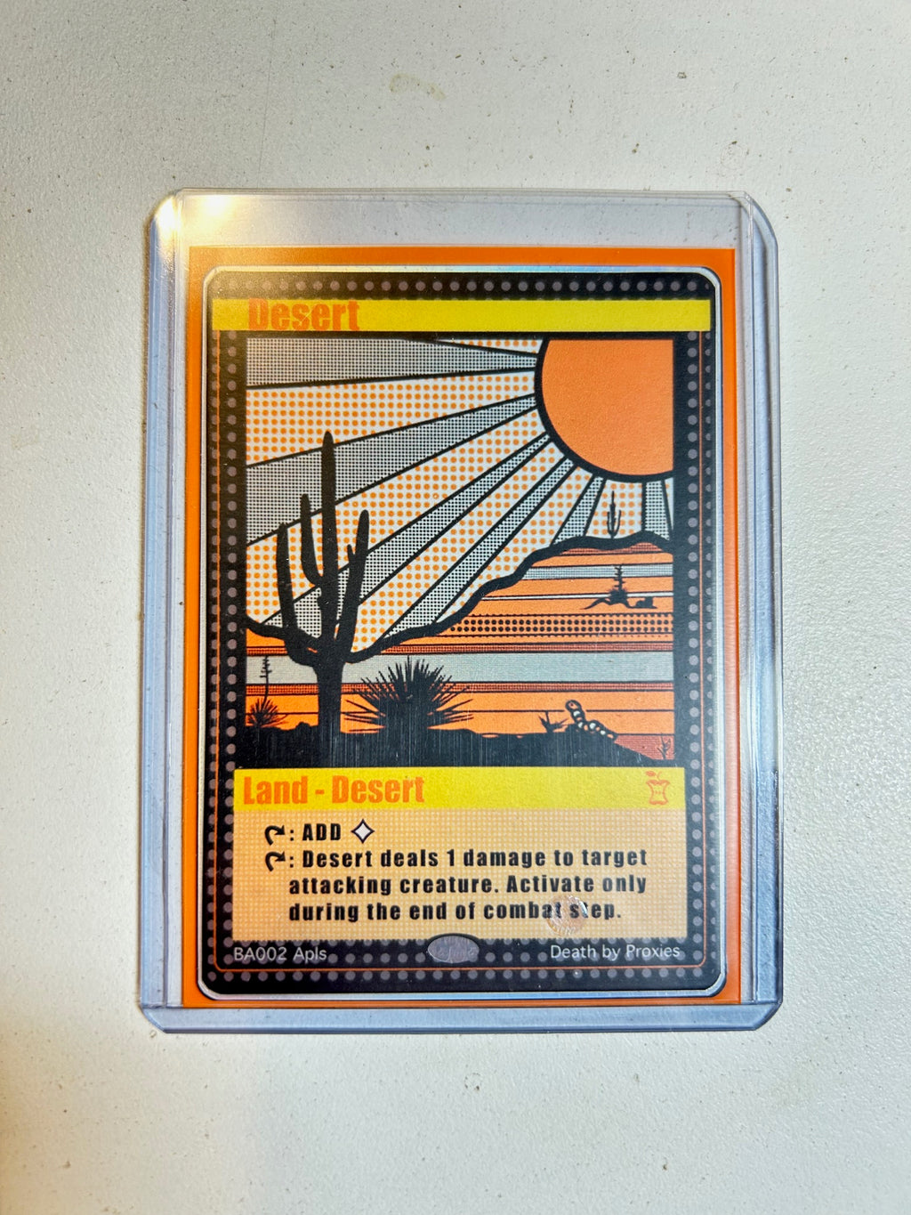 MTG Proxy Card and Sticker set - (Desert) - @badapplespdx