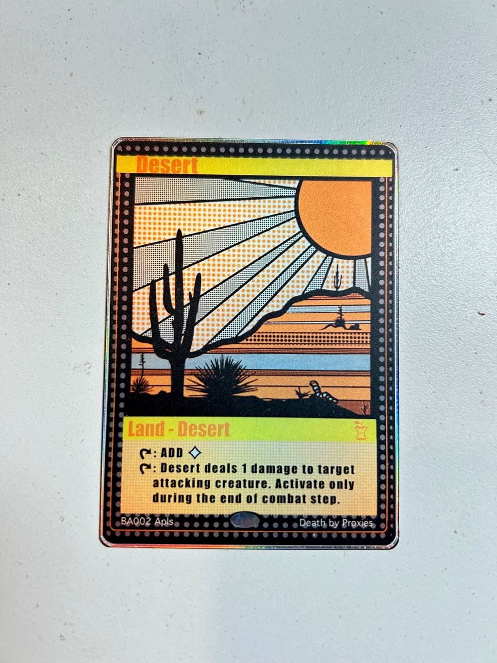 sticker cards mtg MTG Proxy Card and Sticker set - (Desert)