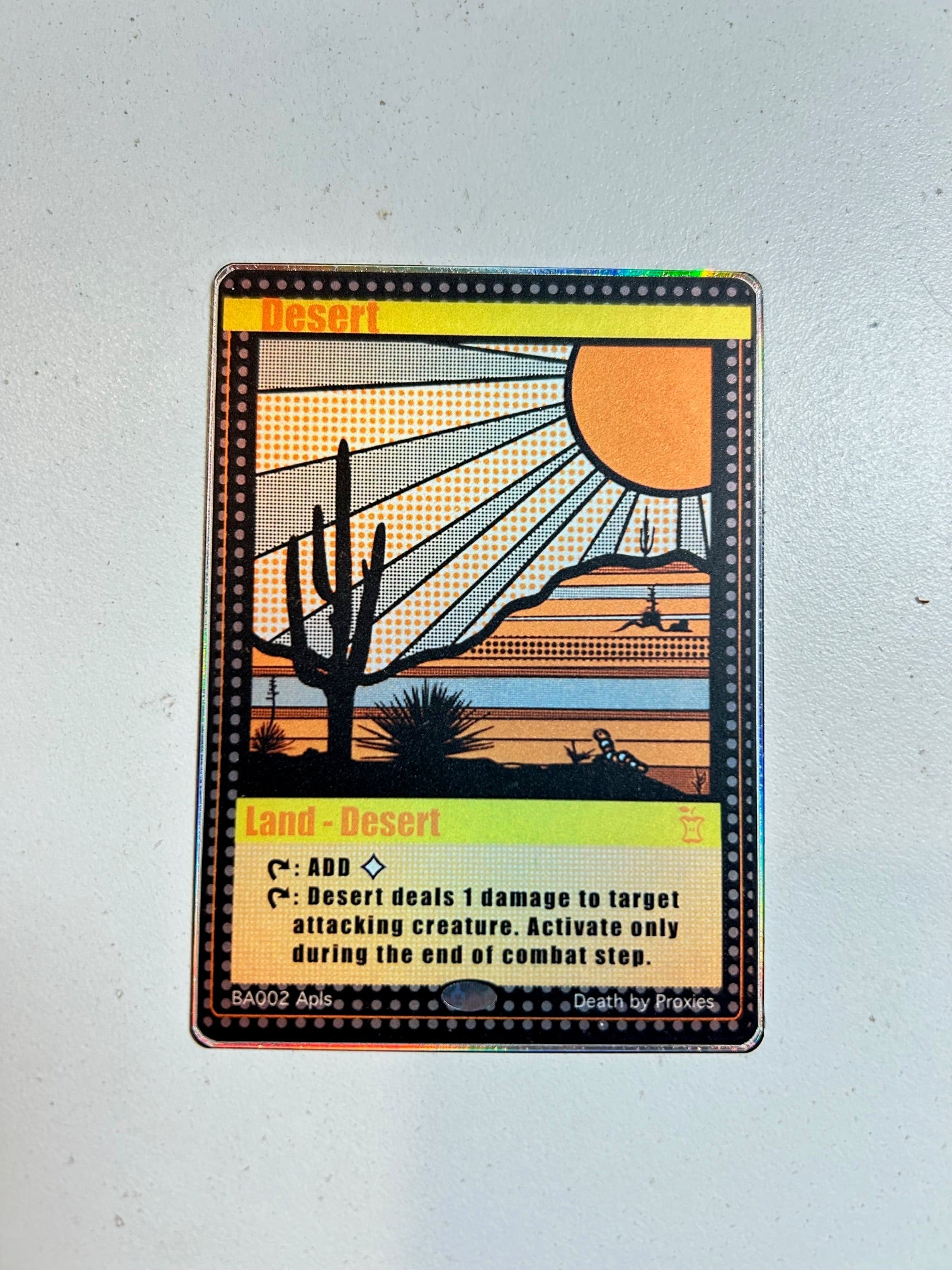 MTG Proxy Card and Sticker set - (Desert) - @badapplespdx