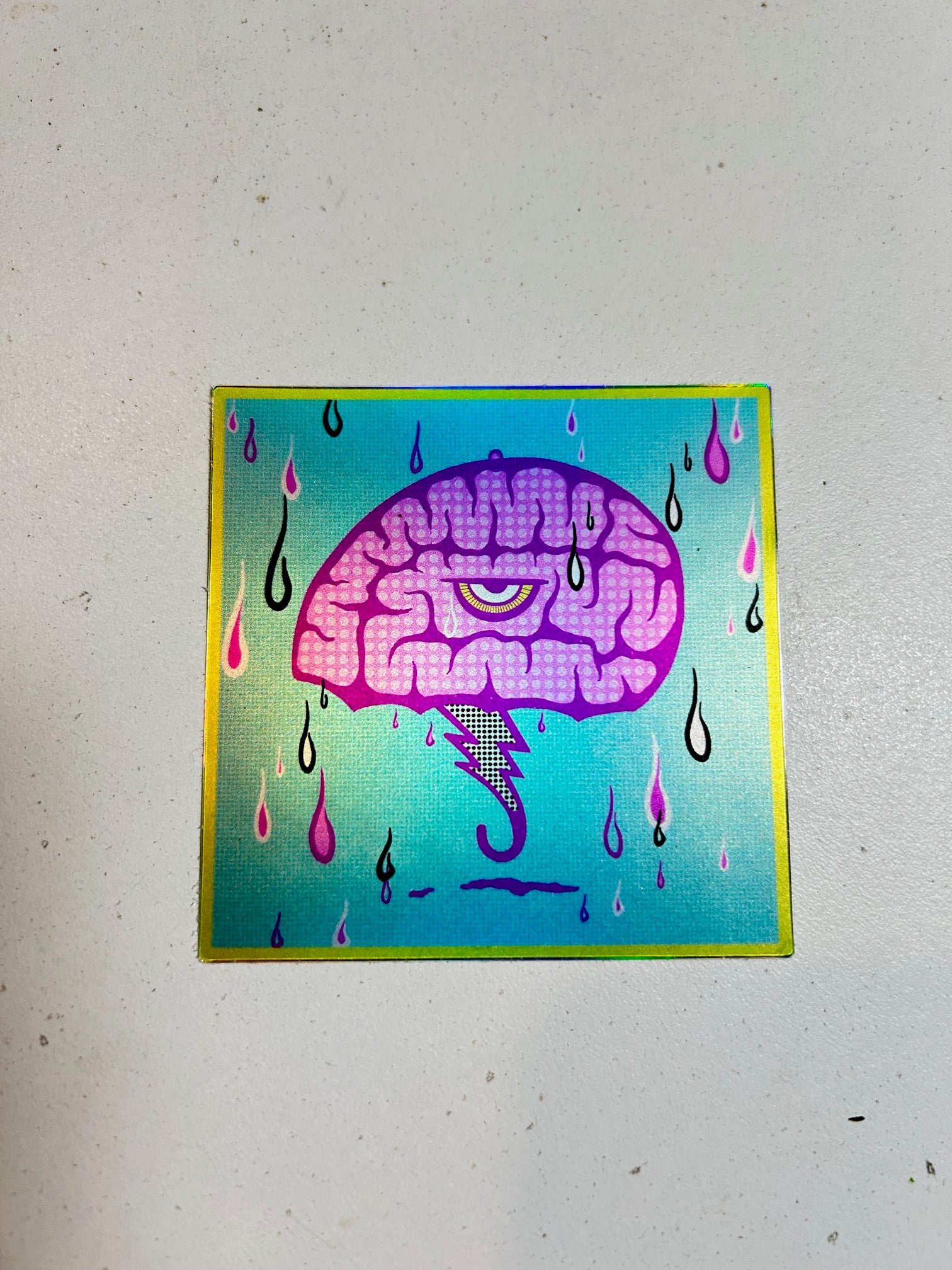 MTG Proxy Card and Sticker set - (Brainstorm) - @badapplespdx