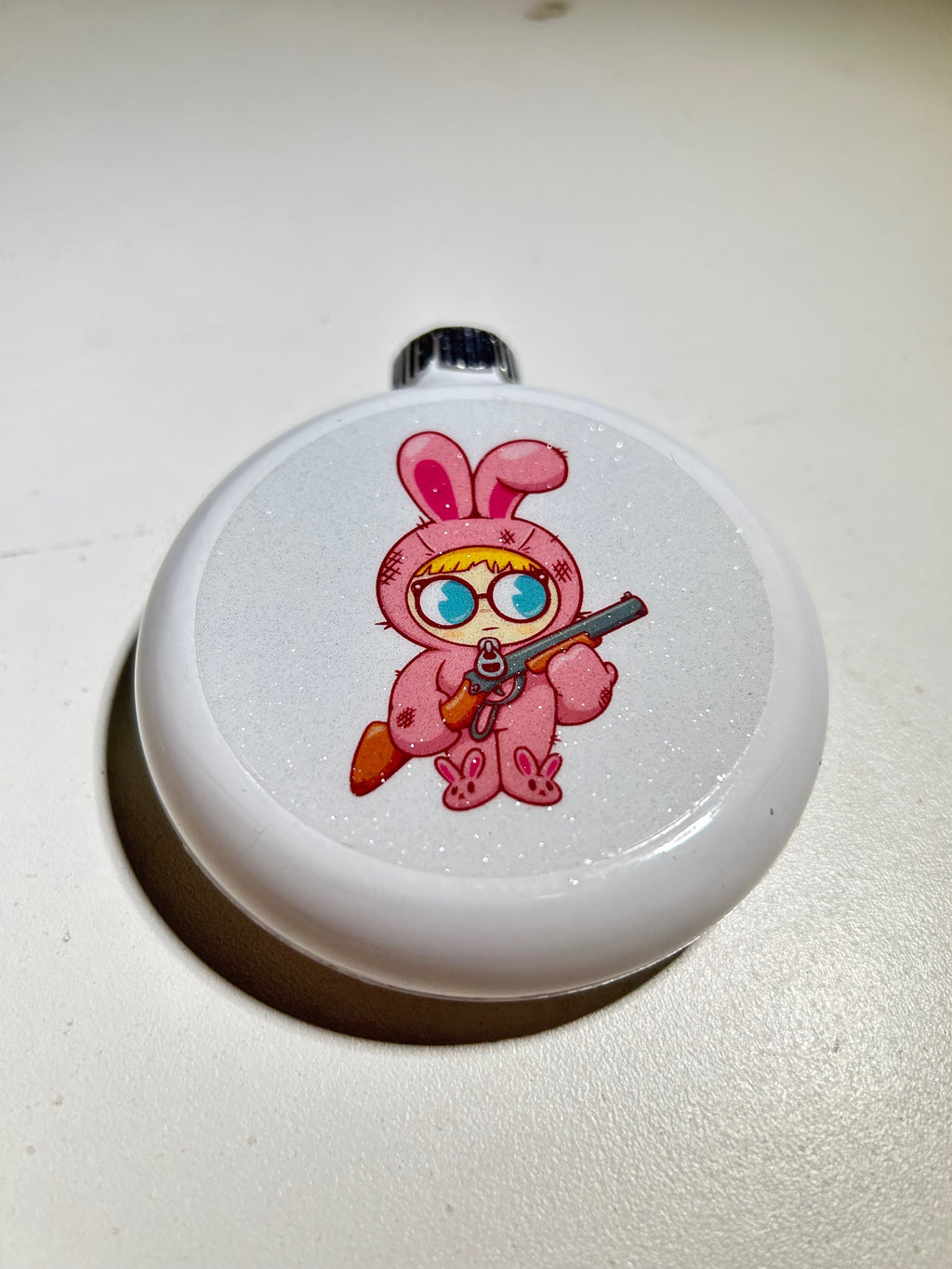 "Yule Shoot Your Eye Out" Christmas ornament -@andrewknzi