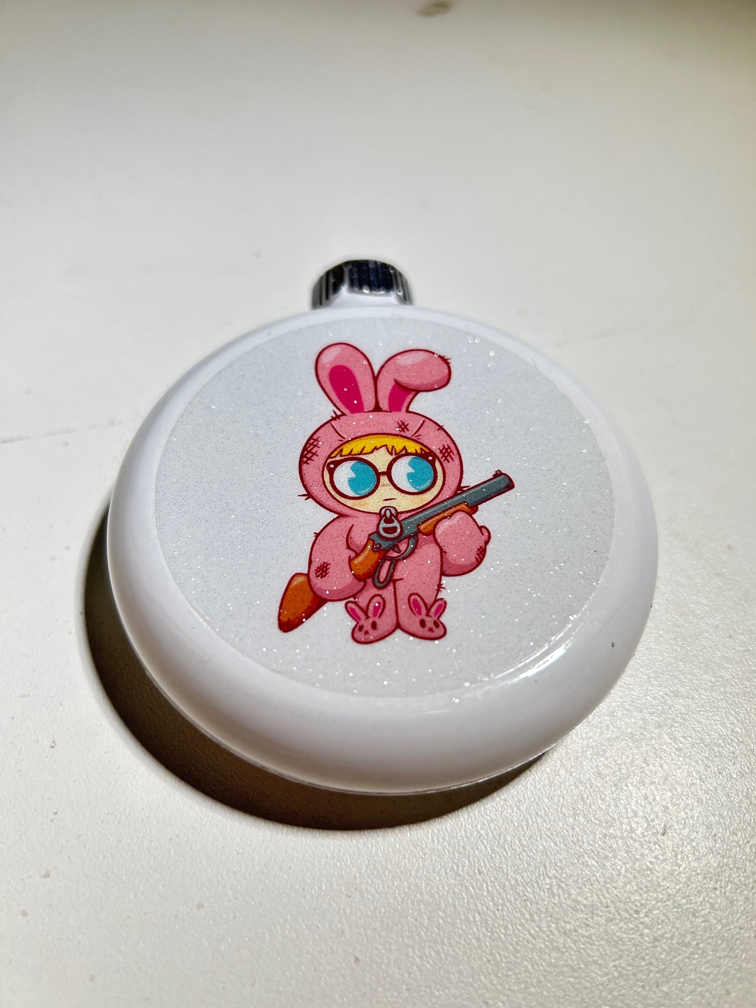 "Yule Shoot Your Eye Out" Christmas ornament -@andrewknzi