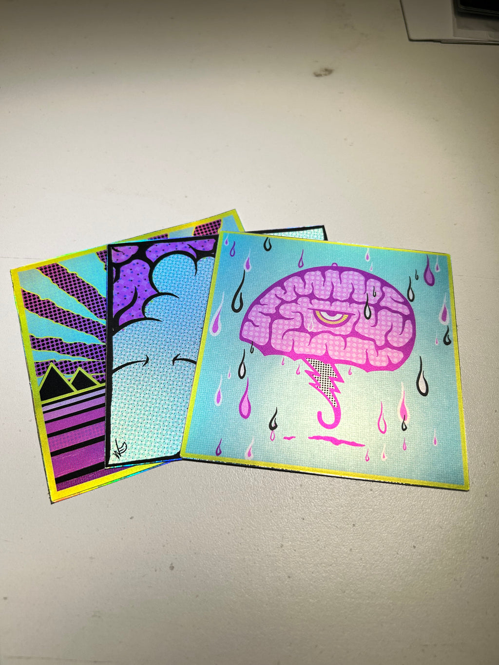 Holo Brains 3 Pack - @badapplespdx