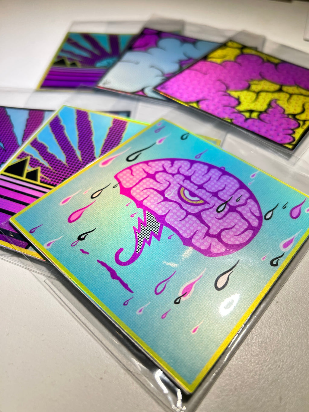 Holo Brains 3 Pack - @badapplespdx
