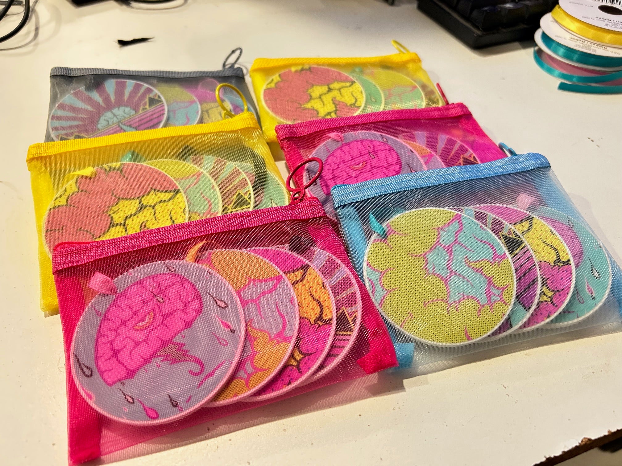 CMYK Ornament and Sticker Set - @badapplespdx