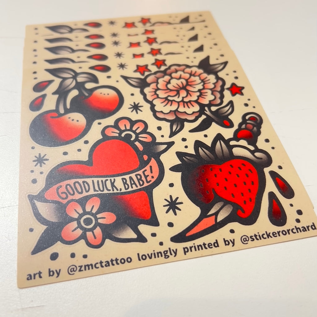 Tattoo Flash - Sheet 1 - @zmctattoo