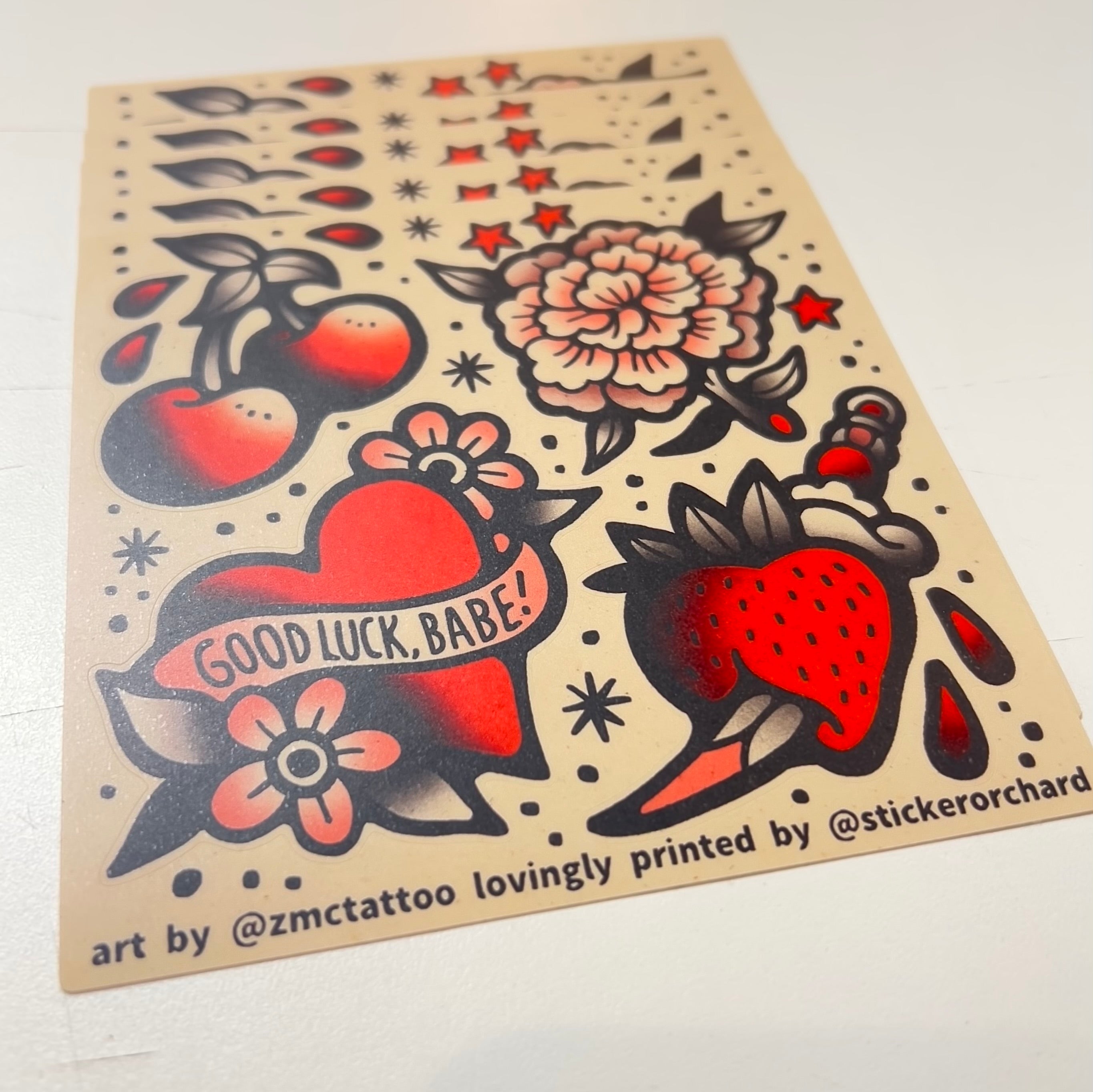 Tattoo Flash - Sheet 1 - @zmctattoo