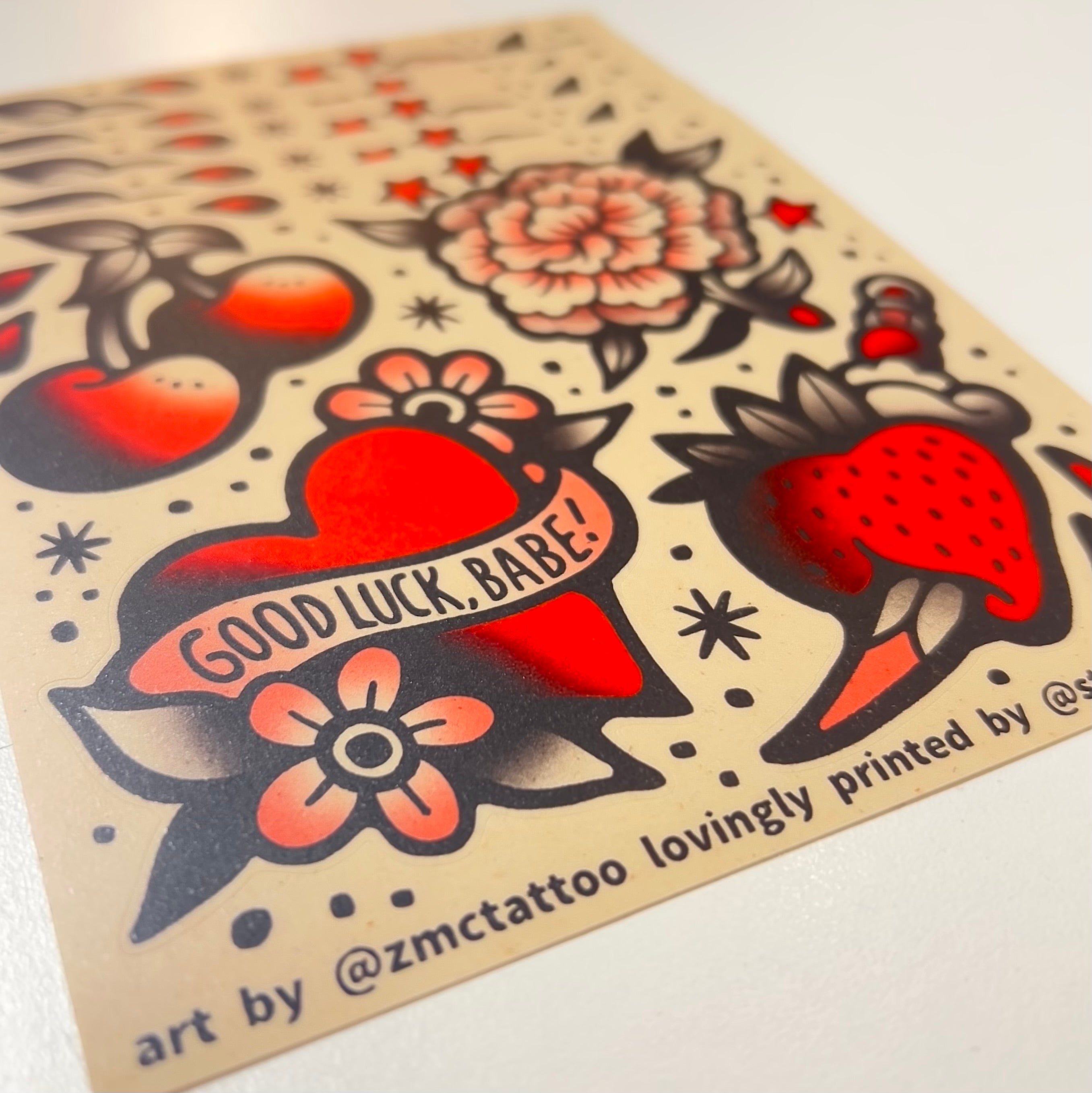 Tattoo Flash - Sheet 1 - @zmctattoo