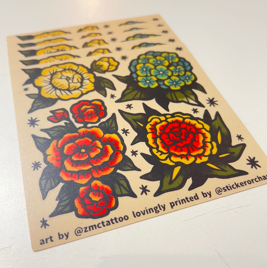 Tattoo Flash - Sheet 2 - @zmctattoo