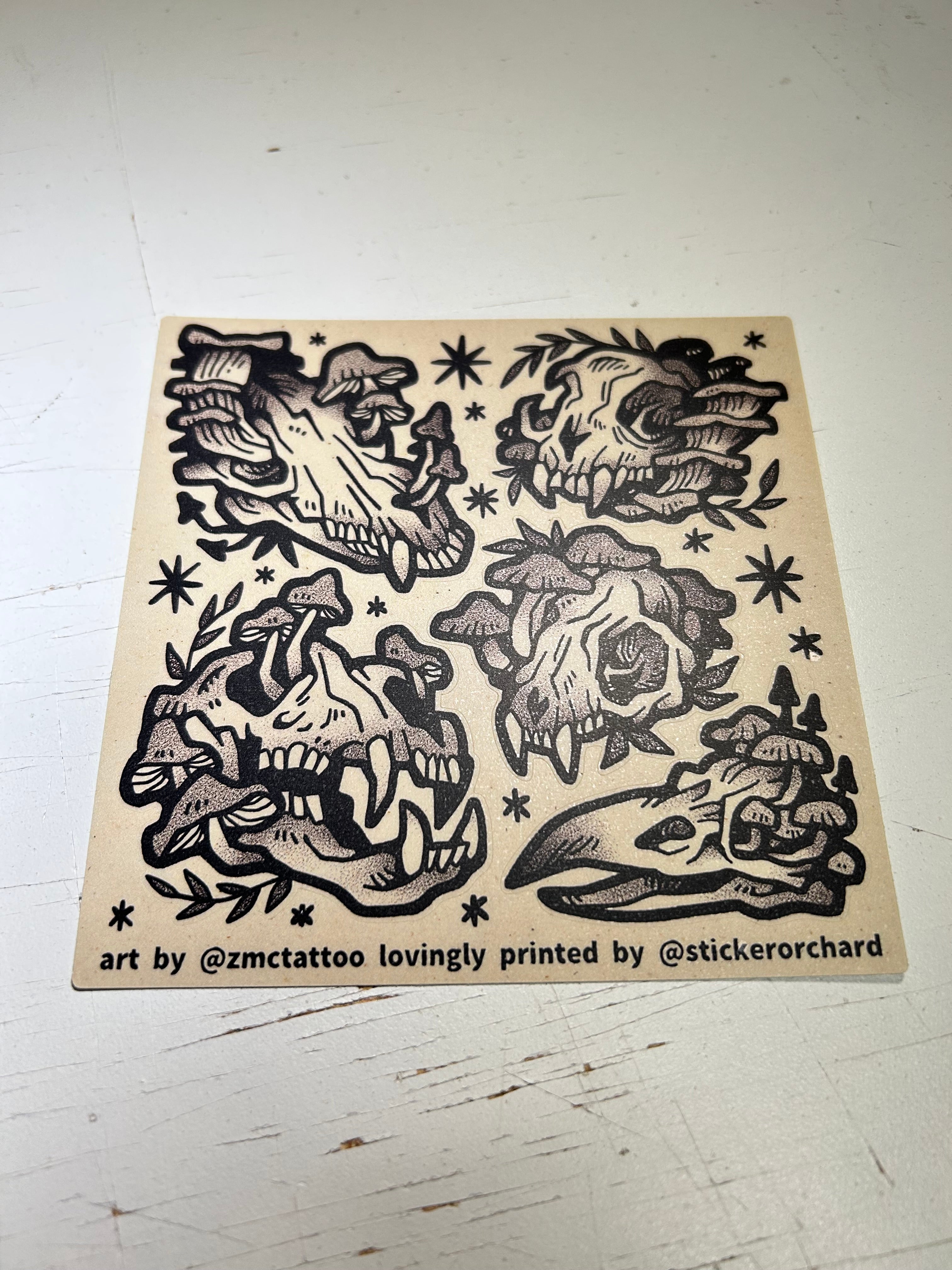 Tattoo Flash - Sheet 4 - @zmctattoo