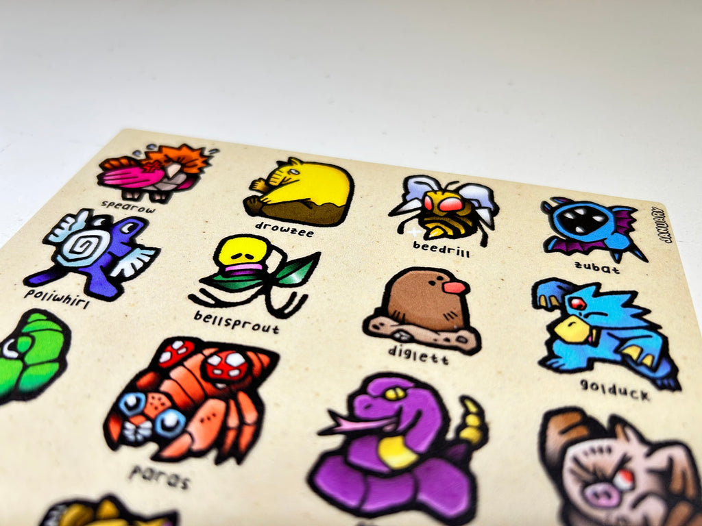 JAN 2026 Pokémon Collect-a-thon Sticker Sheet