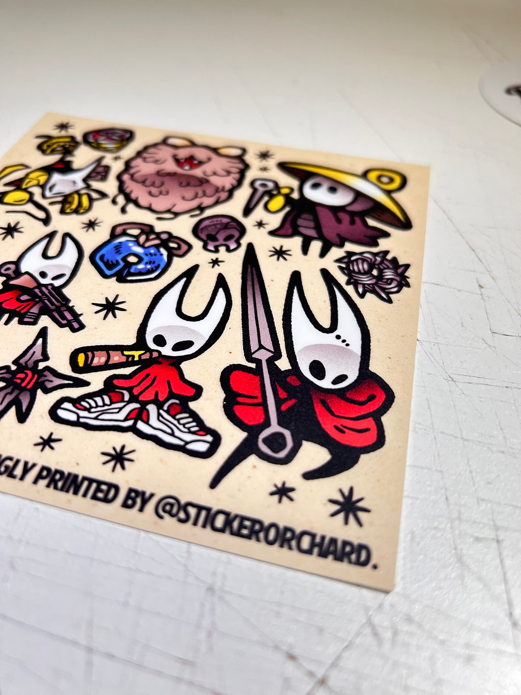 Hollow Knight - SILKSONG sticker sheet @zmctattoo