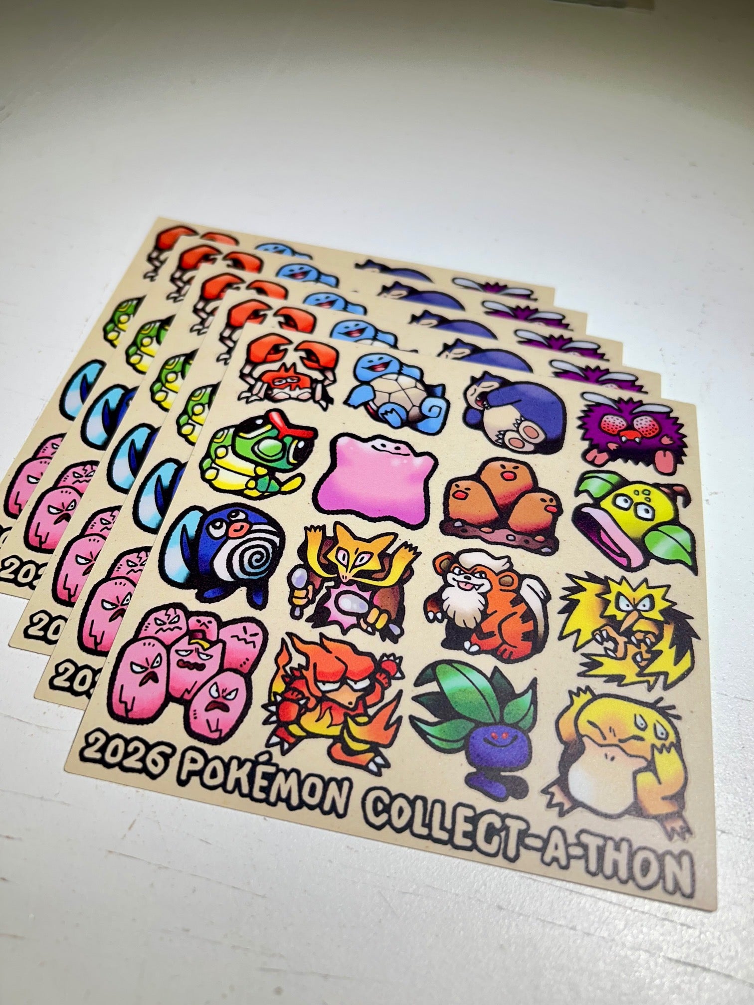 April 2026 Pokémon Collect-a-thon Sticker Sheet – The Orchard