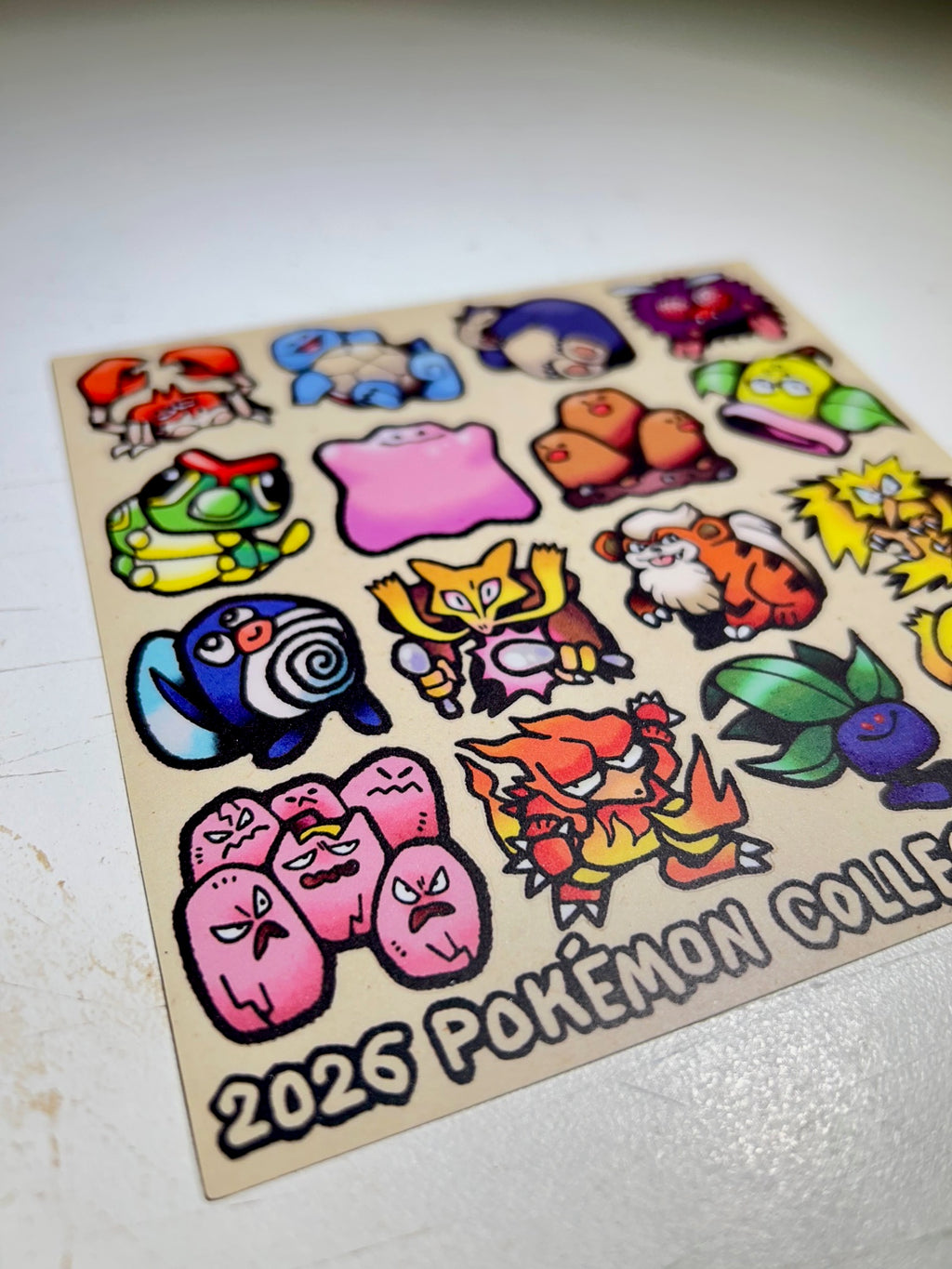 April 2026 Pokémon Collect-a-thon Sticker Sheet