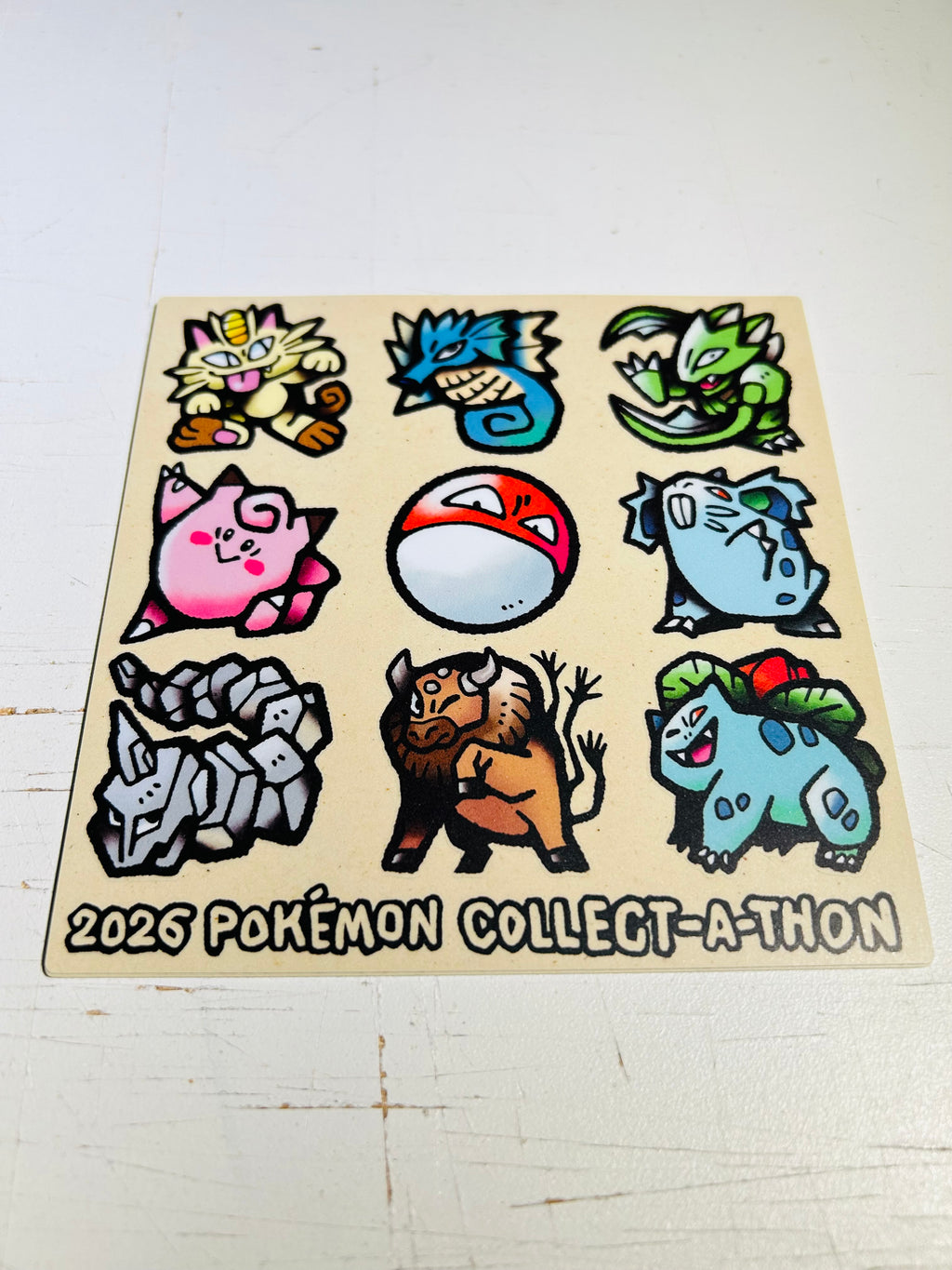 June 2026 Pokémon Collect-a-thon Sticker Sheet
