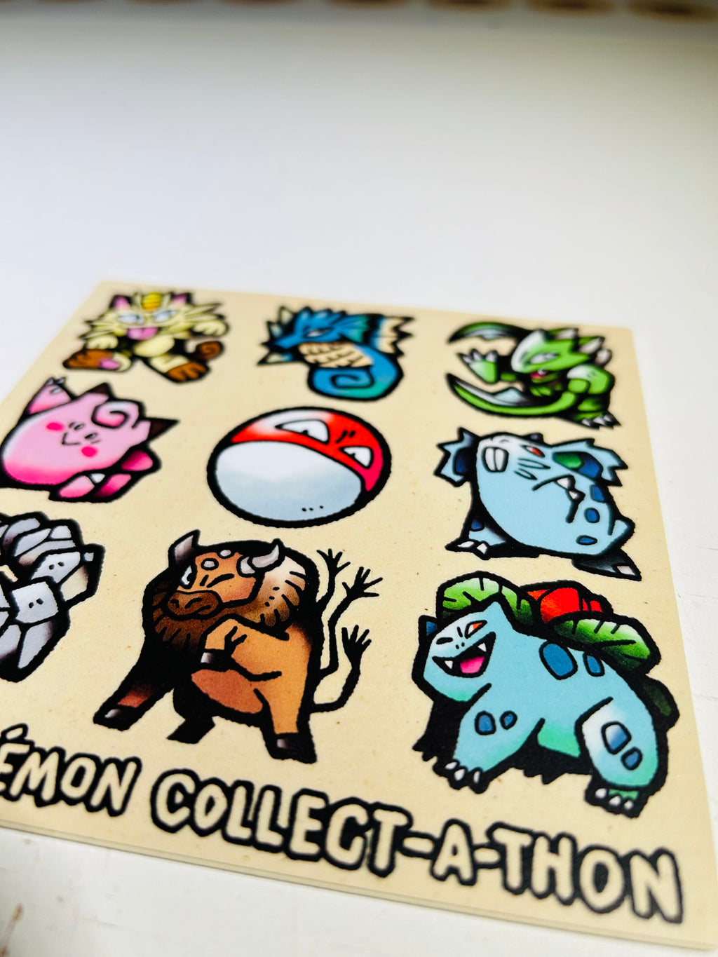 June 2026 Pokémon Collect-a-thon Sticker Sheet