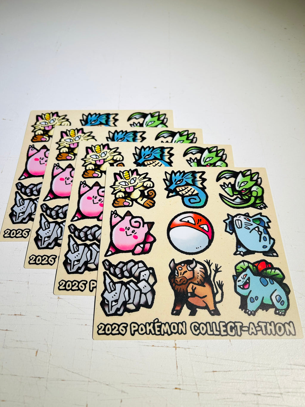 June 2026 Pokémon Collect-a-thon Sticker Sheet
